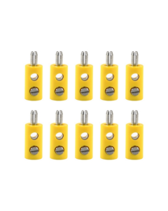 Stekker "Geel", 10 stuks Brawa 3051