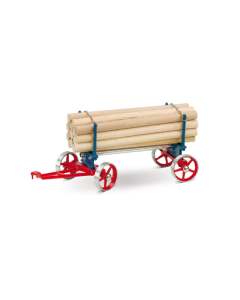 A425 Houtwagen, rood/blauw Wilesco 00425