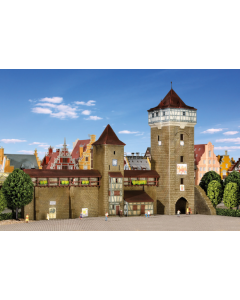 N Stadsmuur met vakwerktoren Kibri 37362