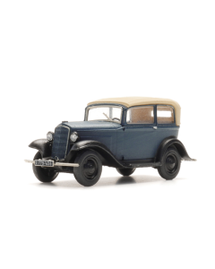 N Opel P4, kap omhoog, blauw (ready made) - Artitec 316.137 Artitec 316137