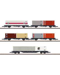Z MHI Set Containerwagens, 5-delig Marklin 82664