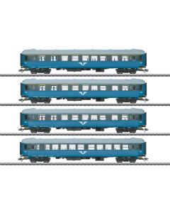 H0 SJ Set Passagiersrijtuigen, 4-delig Marklin 43787