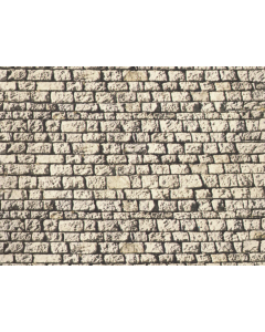 H0 Muurplaat "Zandsteen geel" 64 x 15 cm Noch 57750
