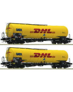 H0 Set Ketelwagens GATX "DHL", 2-delig Roco 76024