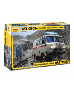 1/43 UAZ 3909 Emergency Rescue Service Zvezda 43002