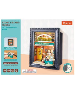Rolife Story Frames Series - Old Times Bookstore Robotime DP004