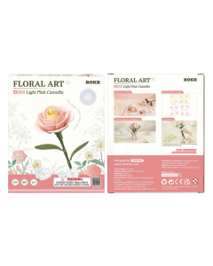 Rolife Light Pink Camellia Robotime AD012