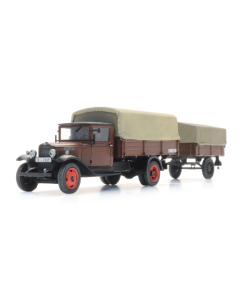 H0 Opel Blitz aanhanger met huif Artitec 387628
