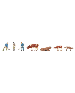 H0 Boeren en koeien Faller 151673