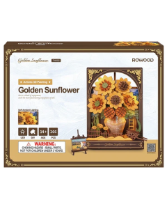 Rowood Golden Sunflower, 3D painting Robotime TH002