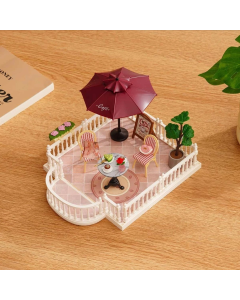 Rolife Chic Café Terrace (extension kit) Robotime DWP09