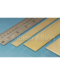 Messing Strip 0.8X12.0mm, 3 stuks Albion Alloys BS8M