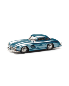 H0 Mercedes-Benz 300SL, blauw metallic Herpa 430975002