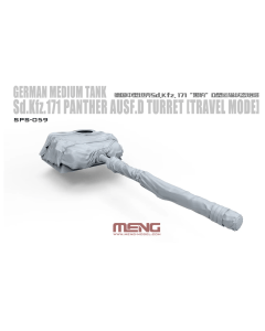 1/35 German Medium Tank Sd.Kfz.171 Panther Ausf.D Turret (Travel Mode) Meng SPS059