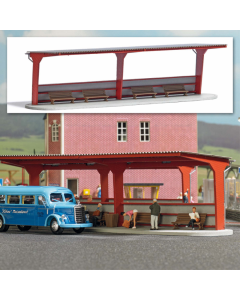 H0 Bus station Busch 1377