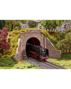 H0 Tunnelportaal, stoom en bovenleiding Faller 120559