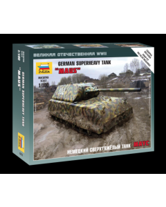 1/100 German "Maus" Superheavy Tank, snap fit "Art of Tactic" Zvezda 6213