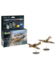1/144 Model Set Micro Wings:Spitfire Mk.Ia&Hurricane MKI Revell 63771