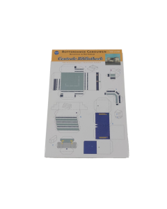1/750 Centrale Bibliotheek, Rotterdam (papieren bouwplaat) STRM 01002