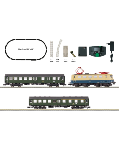 N DB Digitale startset Elektrische Locomotief BR141 met twee passagiersrijtuigen 3-delig, digitaal (mfx) sound Trix 11132