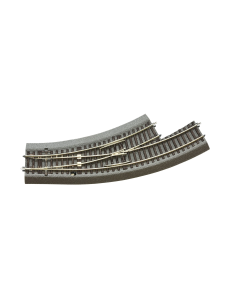 Roco 42560 H0 Roco-Line boogwissel links BWl2/3 handbediend, R2 R358mm 30° (zachte grindbedding)