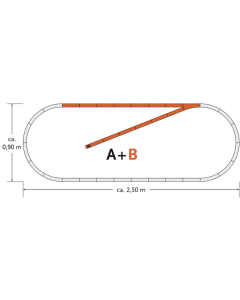 H0 GeoLine Railset B Roco 61101