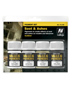 Soot & Ashes Pigment Set Vallejo 73193