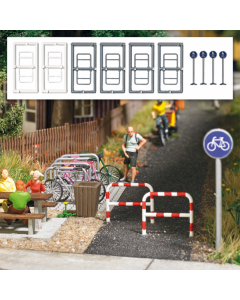 H0 Fietspad accessoires Busch 7095