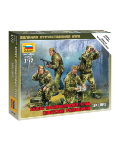 1/72 Soviet Reconnaissance Team (1941-1943), snap fit "Art of Tactic" Zvezda 6137