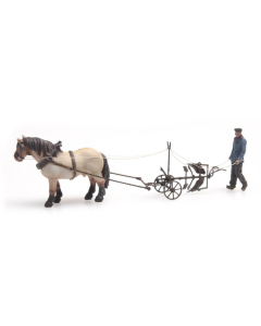 H0 Paard met ploeg - Artitec 387.392 Artitec 387392