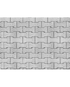 N Decorplaat moderne cementen klinkers - Karton (25 x 12.5cm), per stuk Vollmer 47372