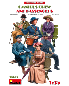 1/35 Omnibus Crew and Passengers MiniArt 38092