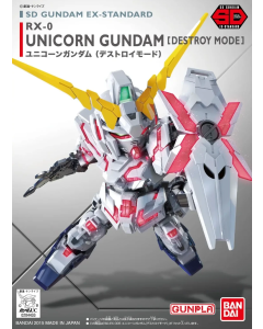 SD Gundam EX Standard Unicorn Gundam [Destroy Mode] BANDAI 65619