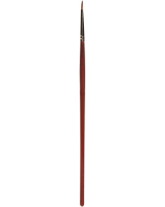 Ronde penseel met bruine punt, synthetisch, maat 0/2 Faller 172103