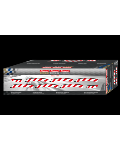132/24 Slipstrook Binnenrand Kuipbocht R3 30°, 6 stuks + 2 eindstukken Carrera 20595
