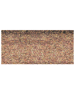 H0 3D-kartonplaat "Baksteen geel" 25 x 12,5 cm Noch 56605