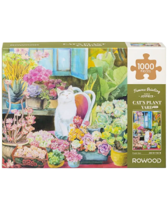 Rowood - Joypiece Cat's Plant Yard Puzzel, 1000 stukjes Robotime PT012