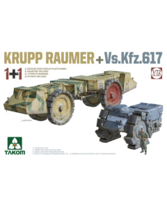 1/72 German Krupp Räumer + Vs.Kfz.617 (1+1) Takom 5007