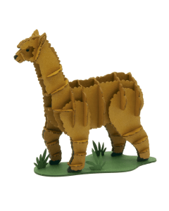 3D-model, alpaca, lasergesneden speciaal bewerkt karton Fridolin 11750