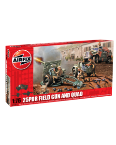 1/76 25PDR Field Gun & Quad Airfix 01305V