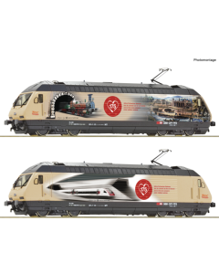 H0 AC SBB E-Lok 460 019-3 “175 years of Swiss Railways”, AC Digitaal Sound Roco 78678