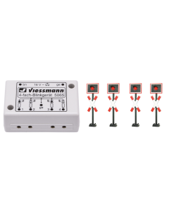 N Andreaskruizen met knipperelektronica 4 stuks Viessmann 5800