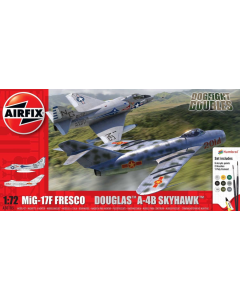 1/72 Mig 17F Fresco & Douglas A-4B Skyhawk - Dogfight Doubles Gift Set Airfix 50185