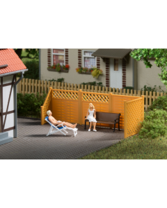 H0 Schutting met palen Auhagen 41648