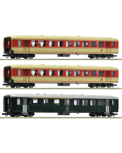 H0 ÖBB Passagiersrijtuigen Set 2 "Jaffa-Express", 3-delig Roco 6200027
