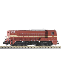 N Diesellocomotief NS 2218 NS braun IV, A-Licht (DC Analoog) Piko 40418