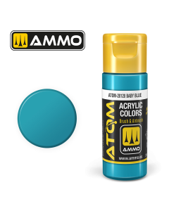 ATOM ACRYLIC COLOR BABY BLUE 20 ML AMMO by Mig 20120