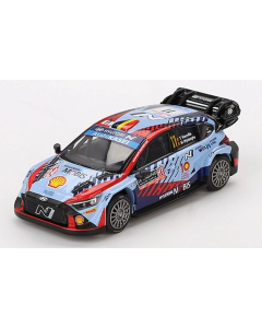 1/64 Hyundai I20 N Rally Hybrid WRC #11, Monte Carlo Winner 2024 MiniGT 00871