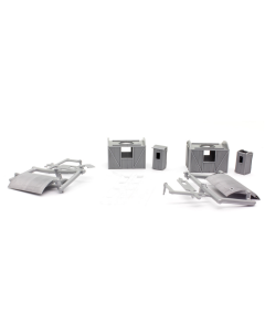 H0m Golfplaten Bouwkeet (bouwpakket) 6501 000 Bemo 6501000
