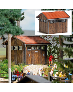 H0 Toiletgebouw Busch 1586